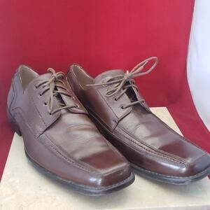Bass & Co Brown Leather Dress Shoes Size 13 M